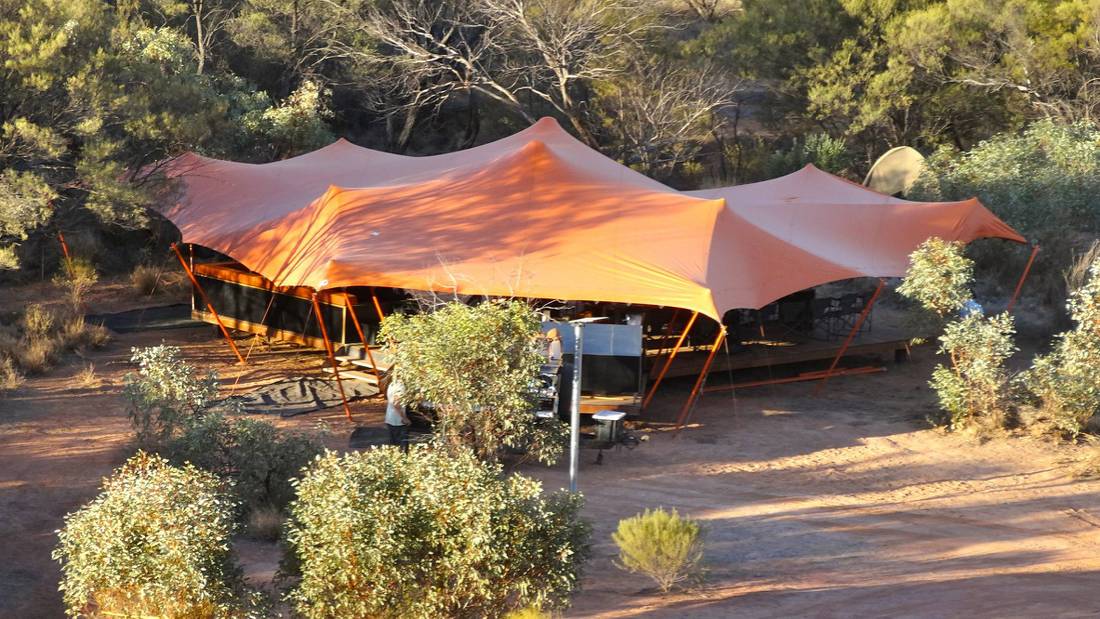 The main canopy provides shelter for the kitchen, lounge and dining | <i>Sue Badyari</i>