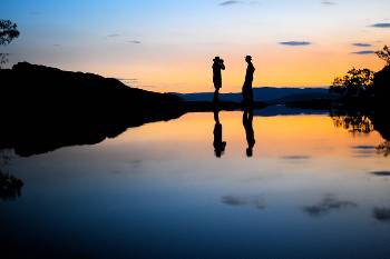 Gunlom Plunge Pool at sunset | <i>Andrew Thomasson</i>