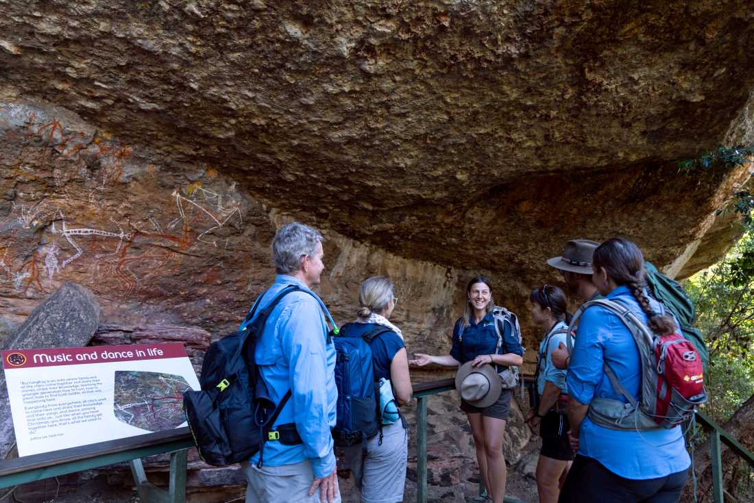 Learning about the rock art at Nourlangie |  Shaana McNaught