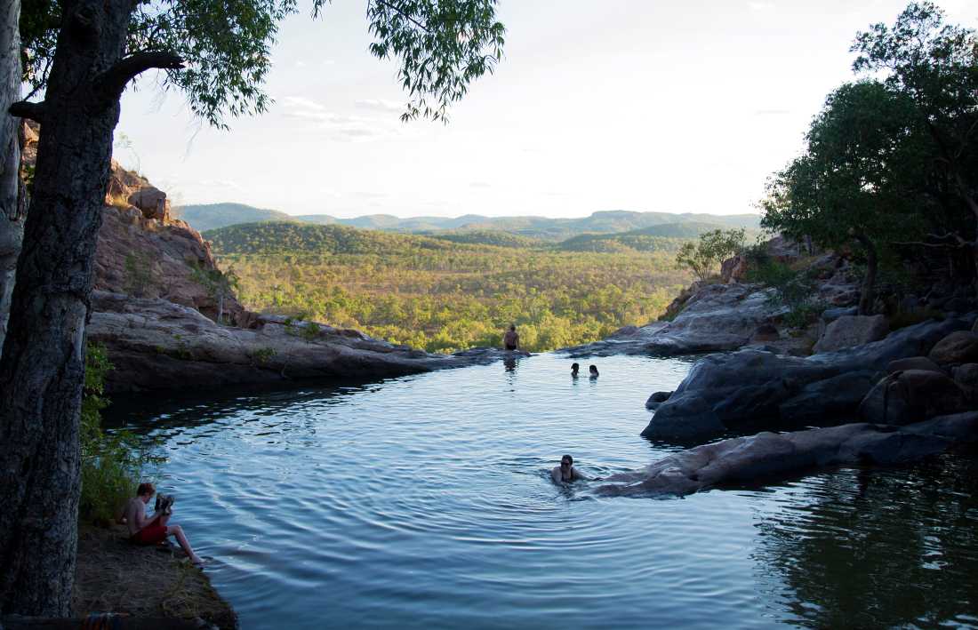 Hanging out at Gunlom Plunge Pool |  Nicholas Gouldhurst