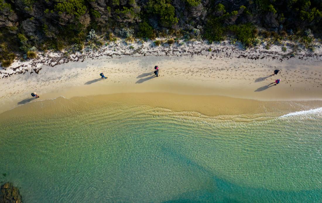 Explore Flinders Island's pristine and empty beaches on foot | <i>Lachlan Gardiner</i>