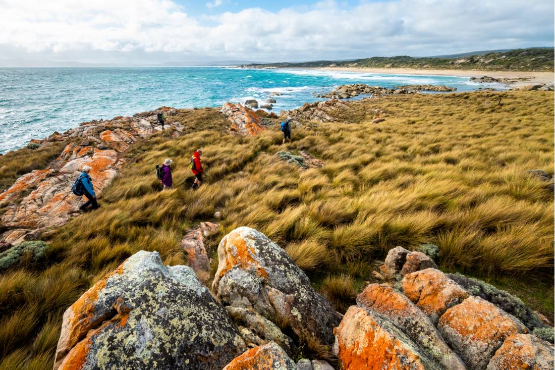 The Flinders Island coastline offers wonderful walking opportunities | <i>Lachlan Gardiner</i>