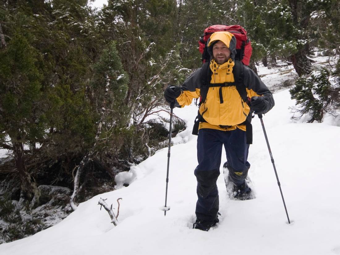 Snowshoeing amongst the Pencil Pines, Walls of Jerusalem | <i>Aran Price</i>